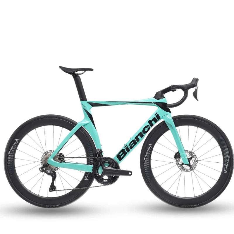 Bianchi Oltre Comp Ultegra Di2 Celeste Gloss Black bikes