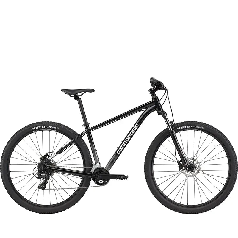 Black cannondale mountain online bike