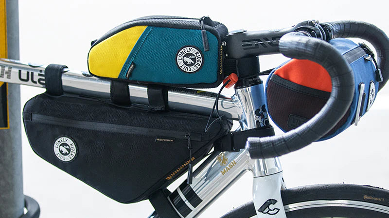 ULAC Nomadpak Touring Frame Bag 2.2L - Black - bikes.com.au