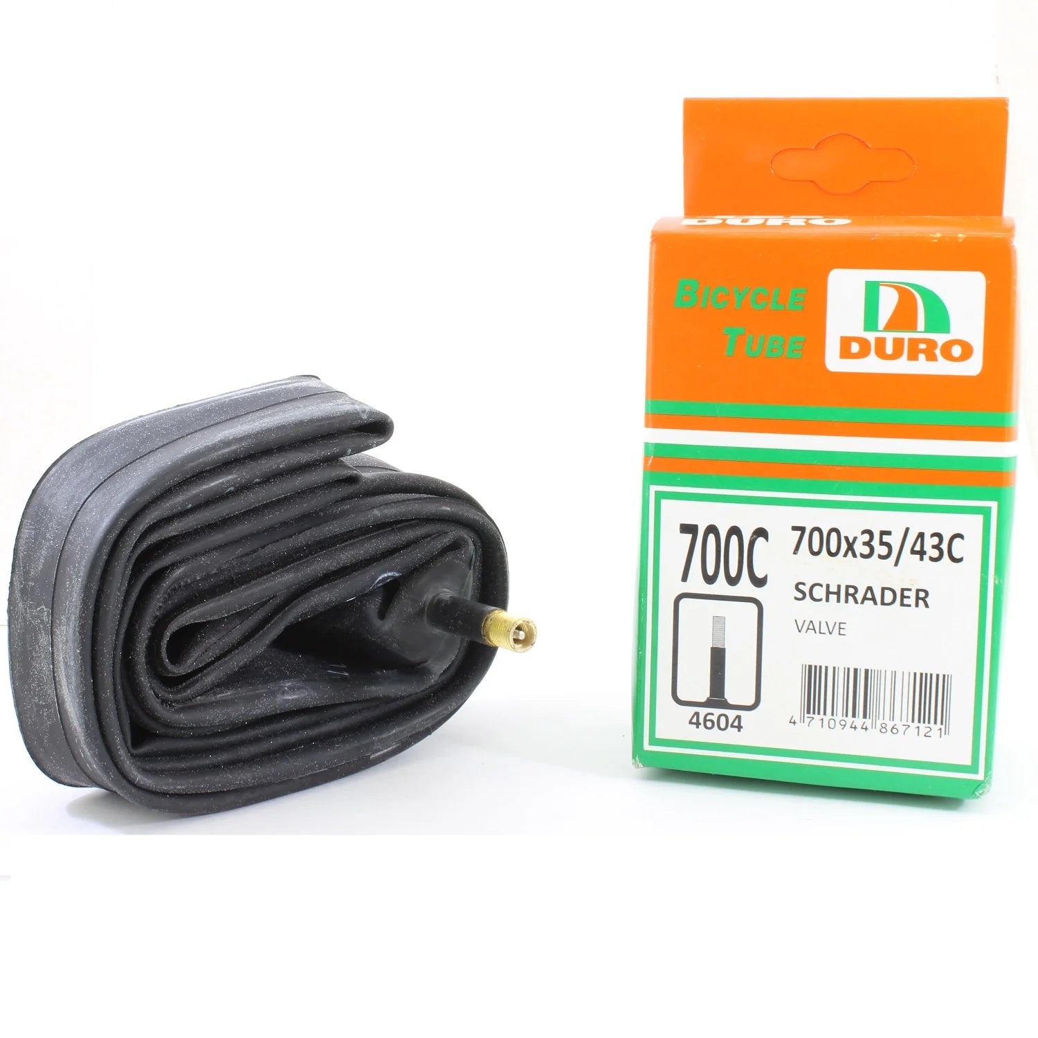 Duro Bicycle Tube 700 x 35 43c Schrader bikes