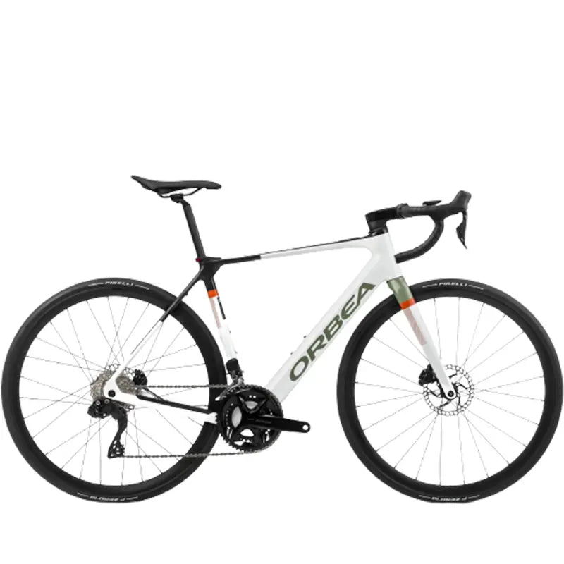Orbea Gain M30i Road Bike White Green bikes