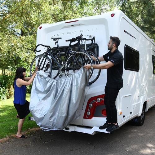 Oxford Aquatex Touring Premium Rack-Mounted Bike Cover for 3-4 Bikes - Includes Storage Bag - bikes.com.au