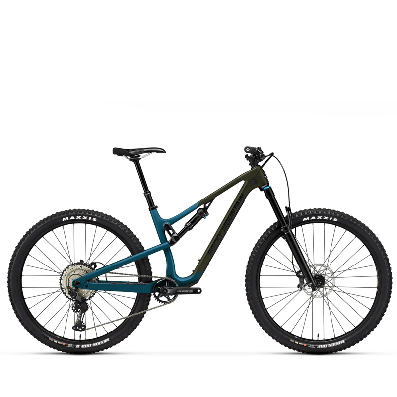 Rocky Mountain Instinct Carbon 50 Mountain Bike - Blue / Green - bikes.com.au