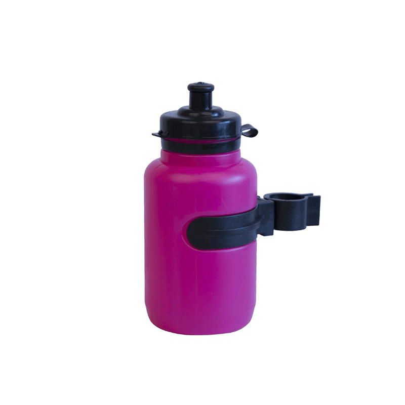 Azur Kids Bottle with Cage 200ml Pink bikes