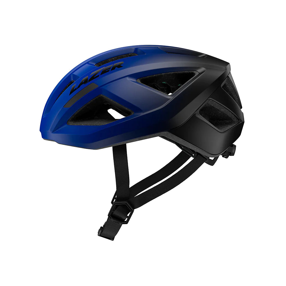 Black and blue bike helmet hotsell