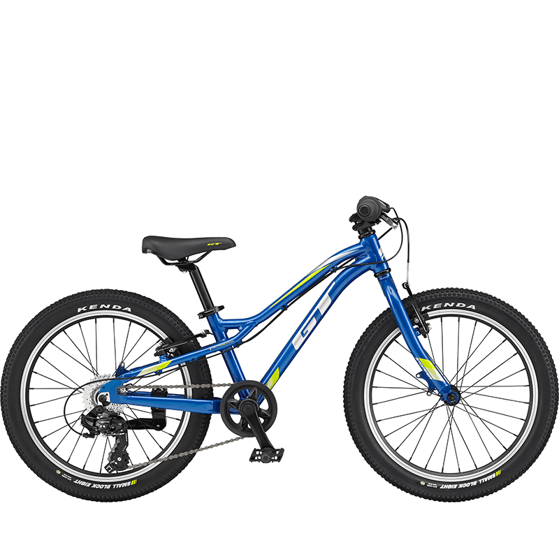 GT Stomper Prime 20" 6 Speed Kids Bike - Gloss Blue - bikes.com.au