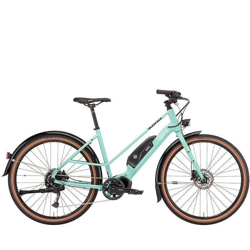 Kona eCoco e-Bike – Mint Green - bikes.com.au