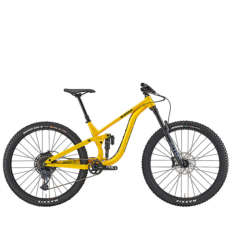 Kona Process 153 DL 29 Mountain Bike Gloss Kodak Yellow bikes