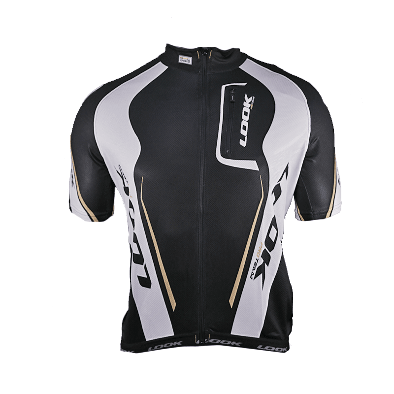 LOOK Pro Team Short Sleeve Jersey Black Gold bikes
