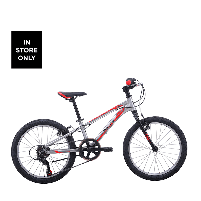 Malvern Star Attitude 20 Kids Bike Brush Aluminum Red bikes
