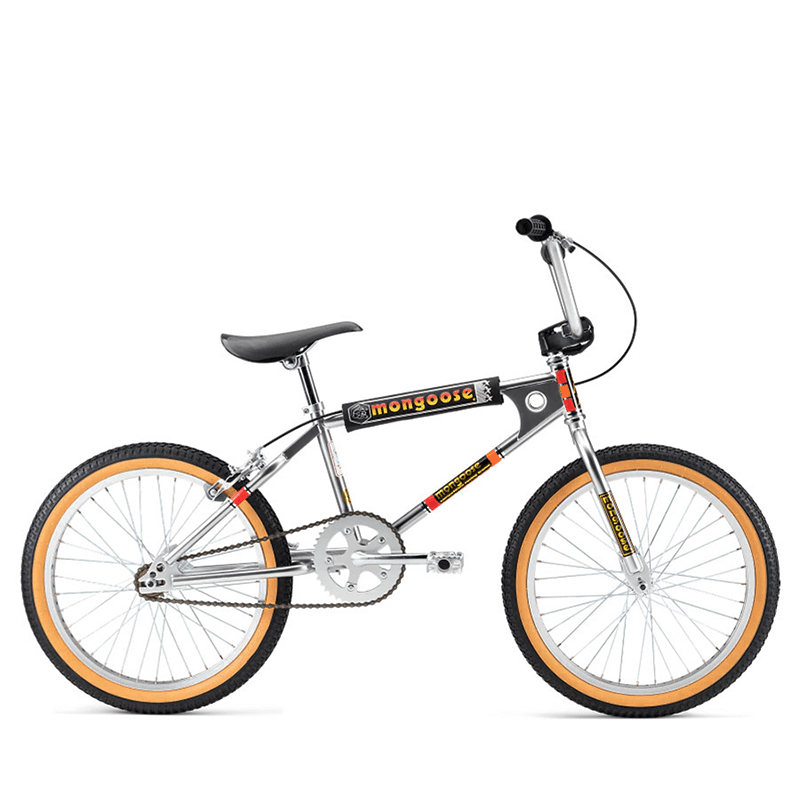 Mongoose bmx silver hotsell