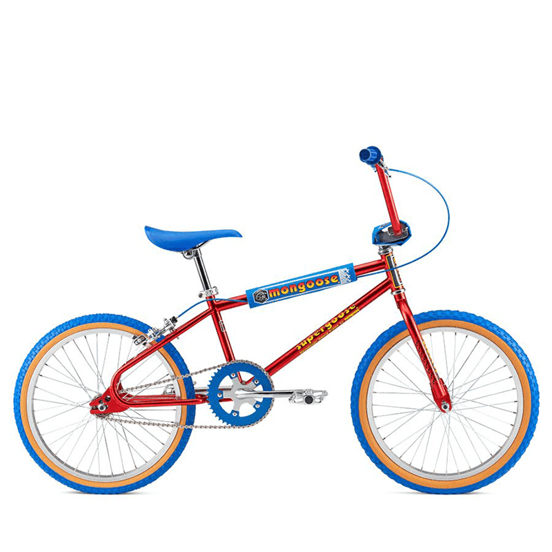 Mongoose Supergoose BMX - Red / Blue - bikes.com.au