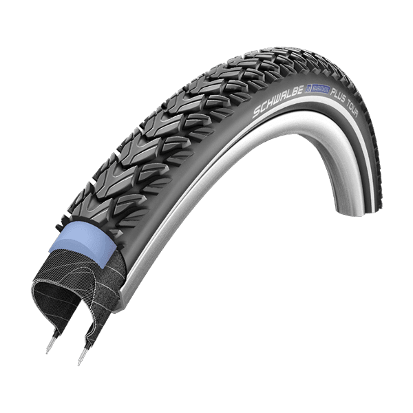 Schwalbe Marathon Plus Tour 700c Reflective Tyre bikes