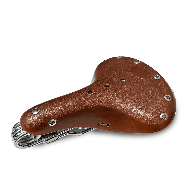 Vintage leather bike seat store