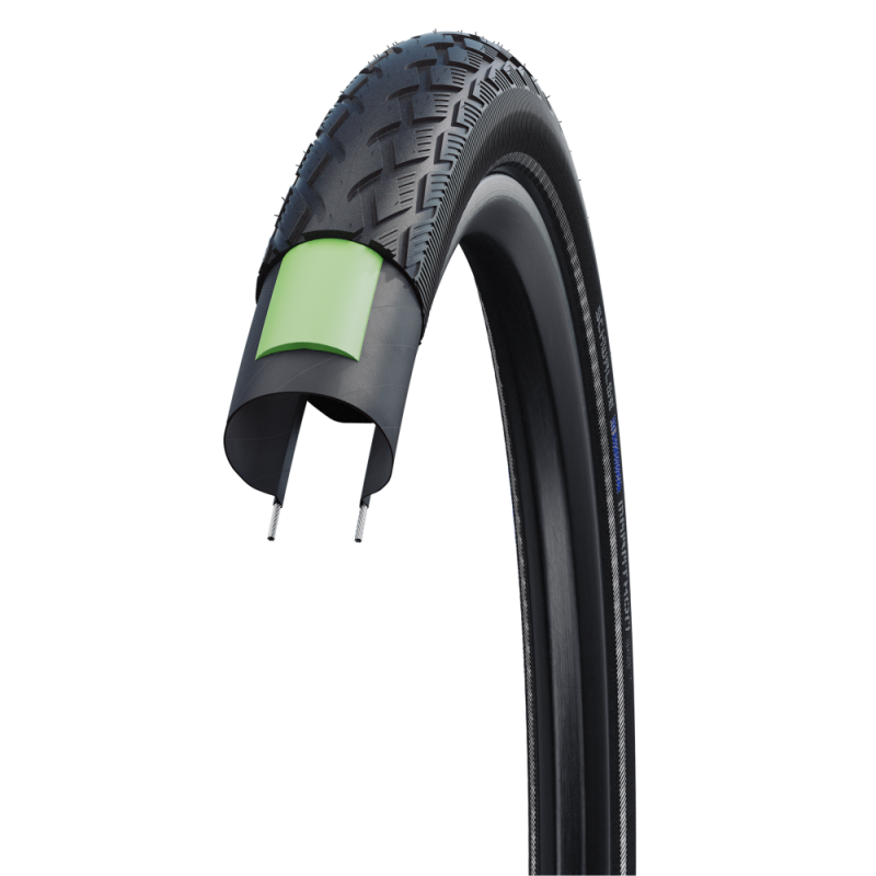 Schwalbe Marathon GreenGuard Reflective Sidewall - 16 x 1.35