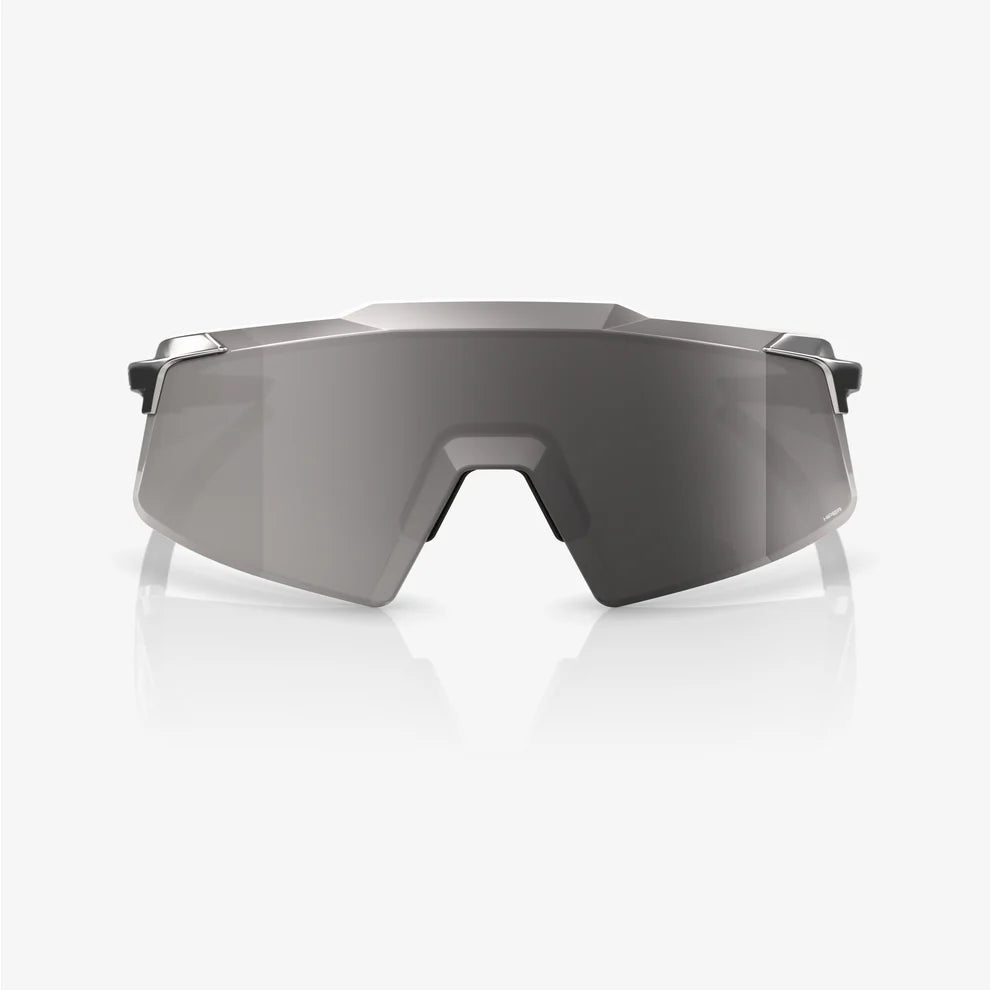 100% AEROCRAFT Gloss Black Chrome HiPER® Silver Mirror Lens Sunglasseslens lenses
