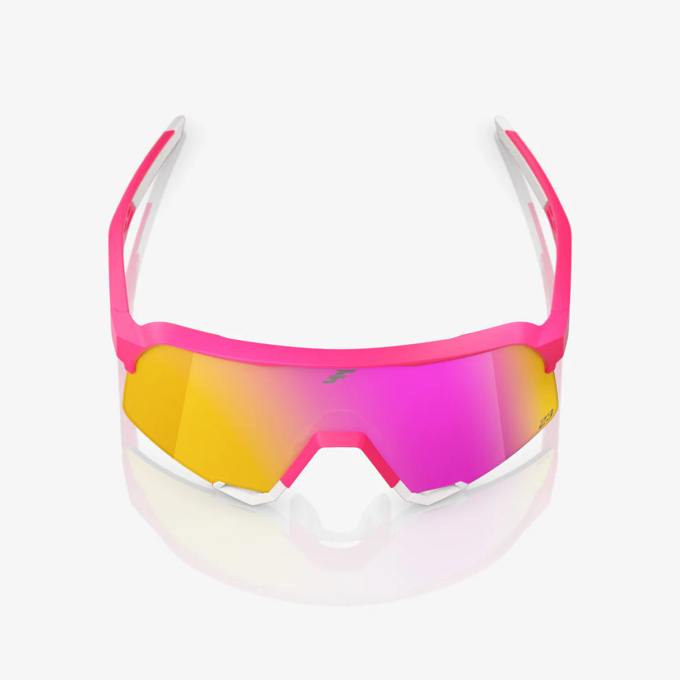 100% S3 LE Tatis HiPER Vital Pink Mirror Lens Sunglasses top down