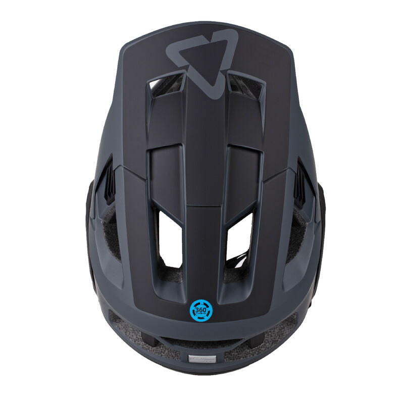 Leatt Enduro 4.0 MTB Full Face Helmet V21 Black Top down