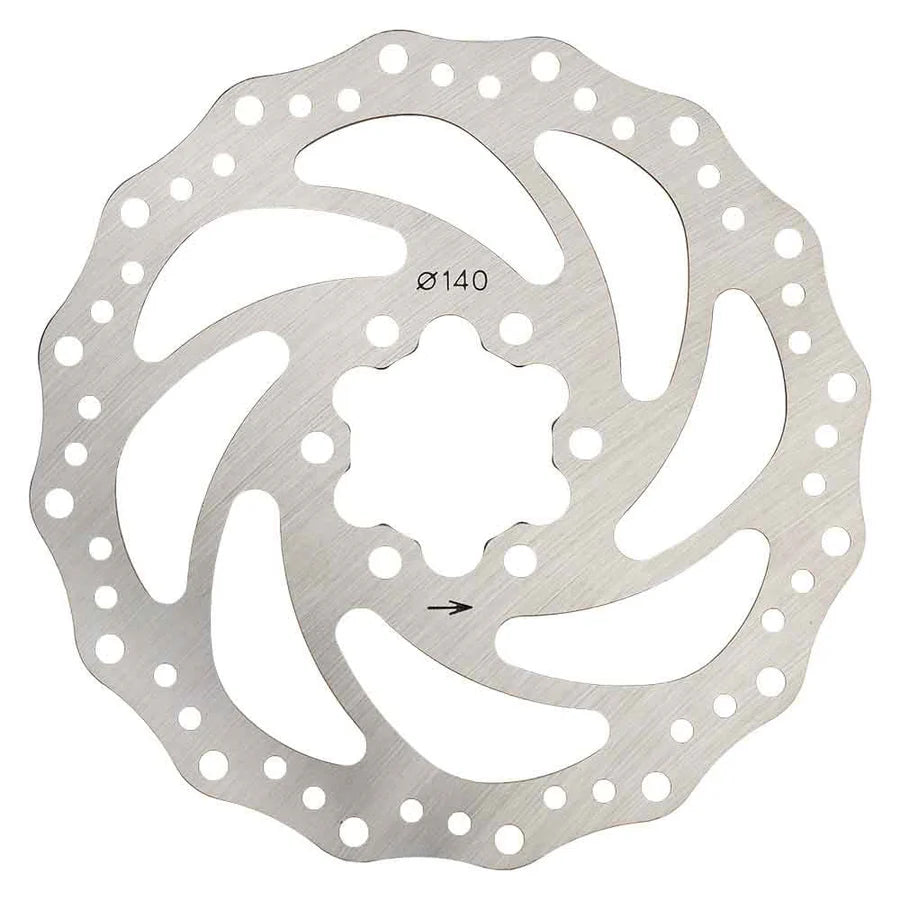 Brakco Disc Rotor 140mm Wave design - Bikes.com.au