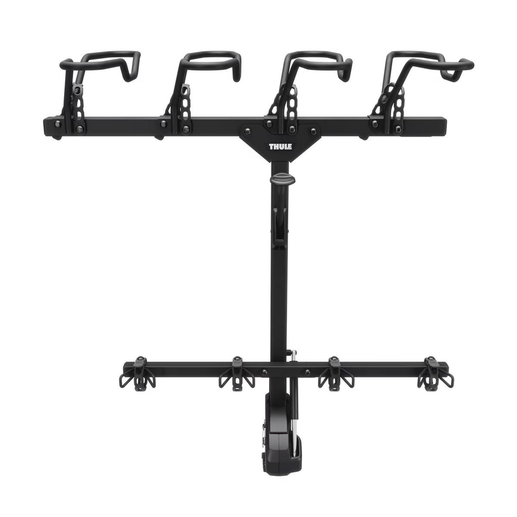 Thule ReVert 4-Bike Vertical Hitch Car Bike Rack Front On