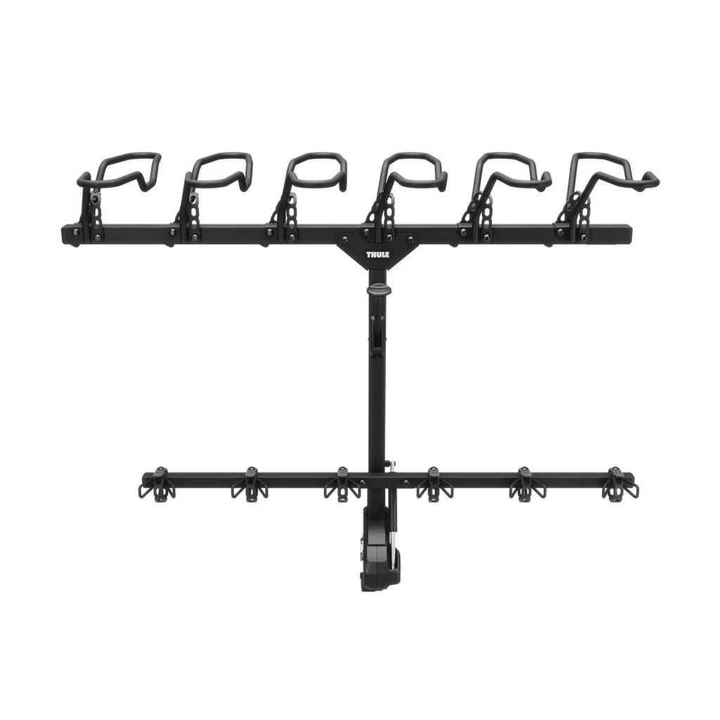 Thule ReVert 6-Bike Vertical Hitch Car Bike Rack Front On