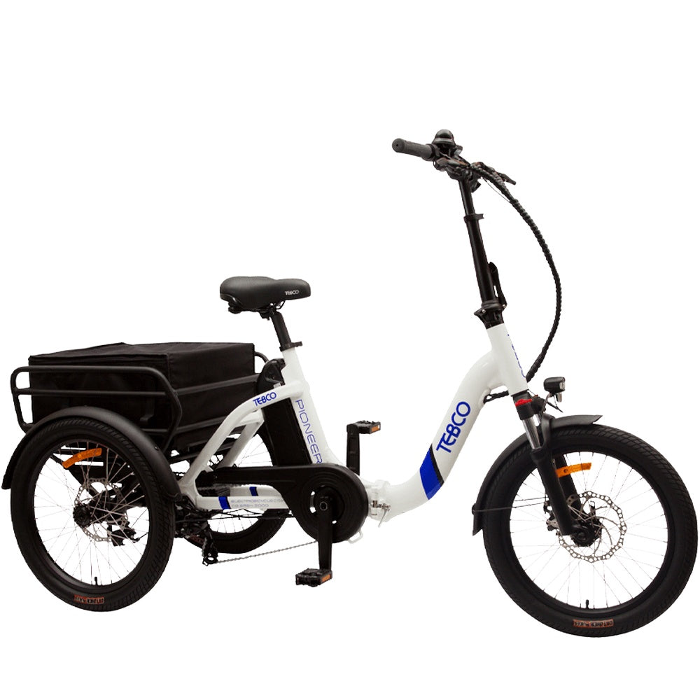 Tebco Pioneer Foldable Trike White – - Main Image
