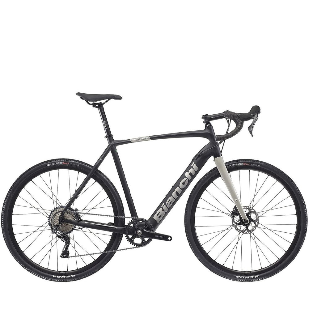 Bianchi Impulso E-Gravel Electric Bike GRX 600 - Black - Bikes.com.au