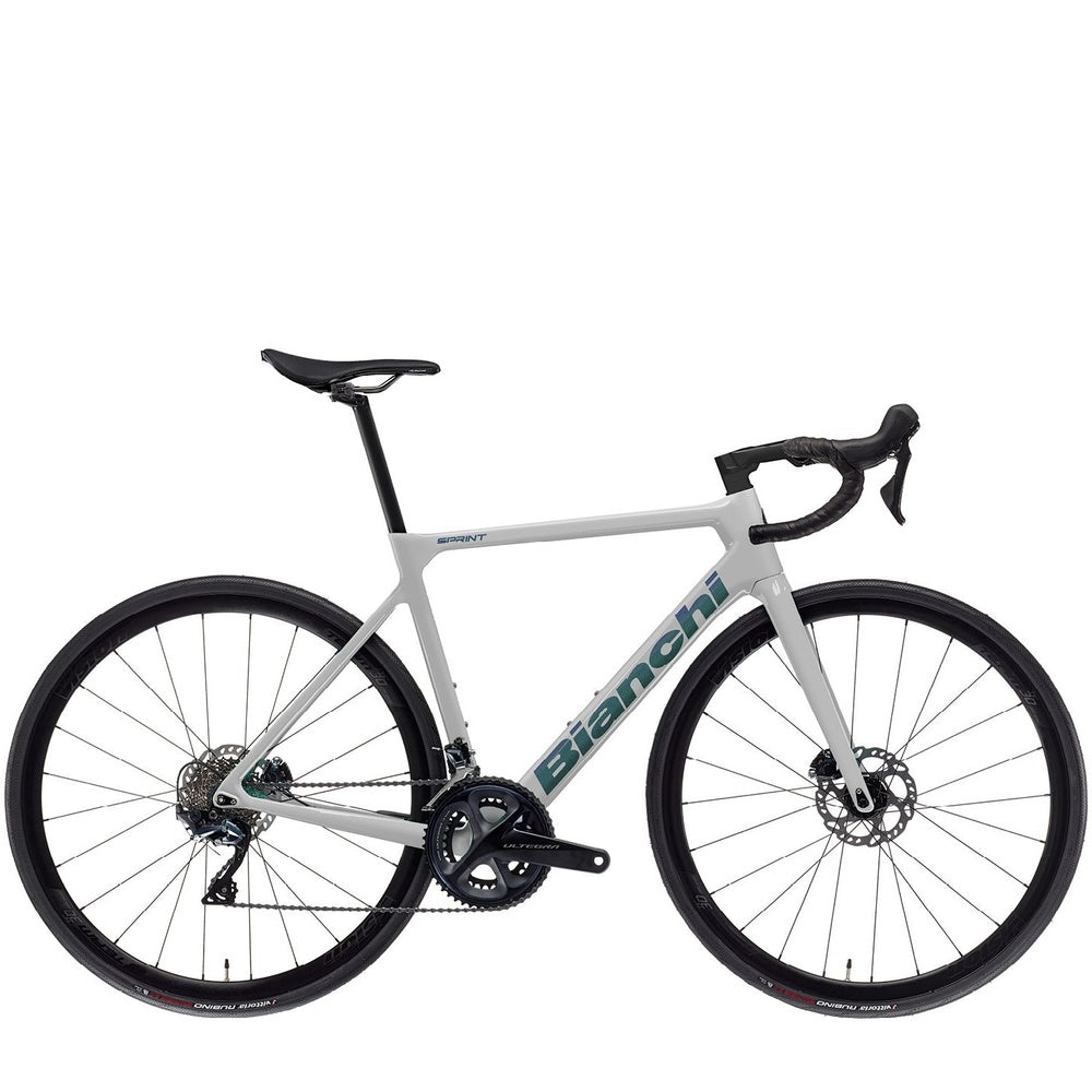 Bianchi Sprint Disc 105 Di2 Road Bike - Light Grey/Iridescent - Bikes.com.au