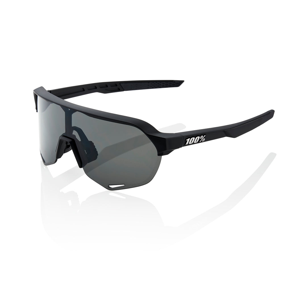 100% S2 Cycling Sunglasses - Soft Tact Black - Smoke - Bikes.com.au