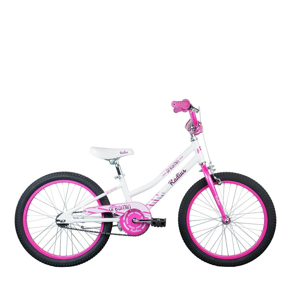 Radius Dreamin Aluminium 20" Kid's Bike - Pearl White/Pink