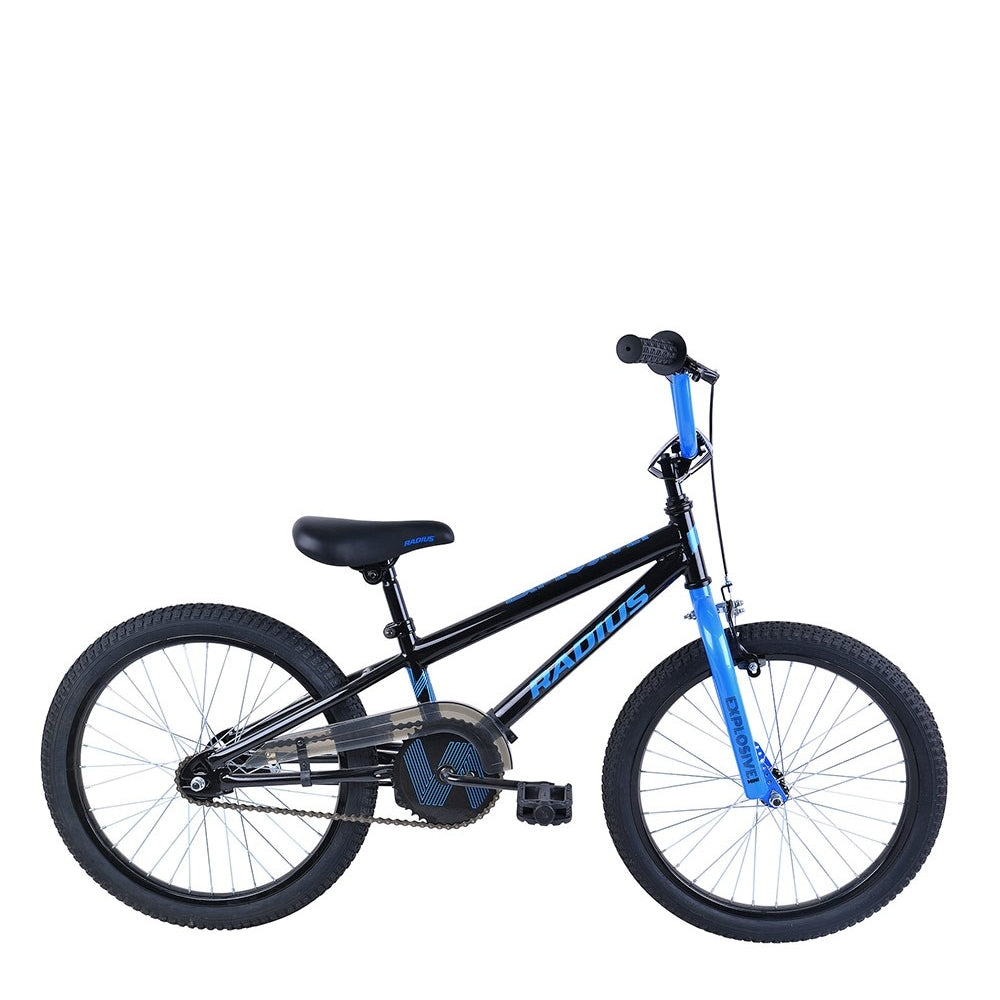 Radius Explosive Mini 20" Kid's Bike - Gloss Black/Blue