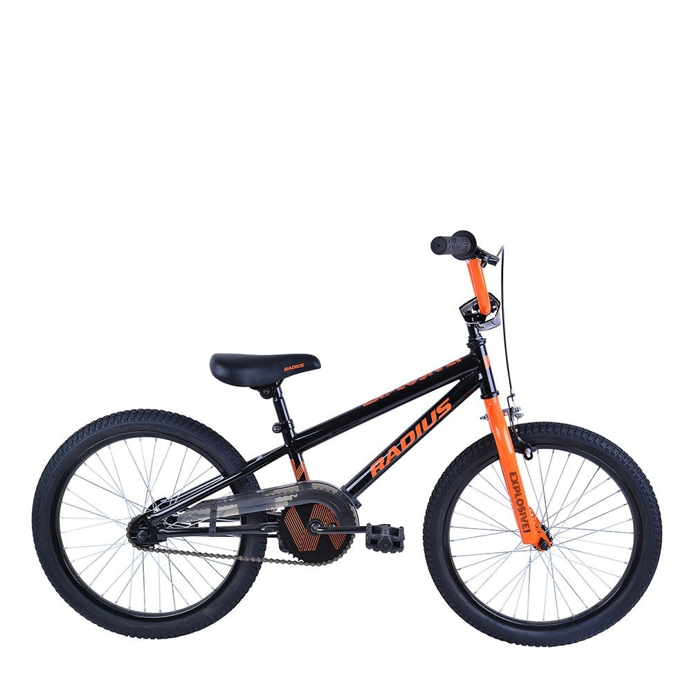 Radius Explosive Mini 20" Kid's Bike - Gloss Black/Orange