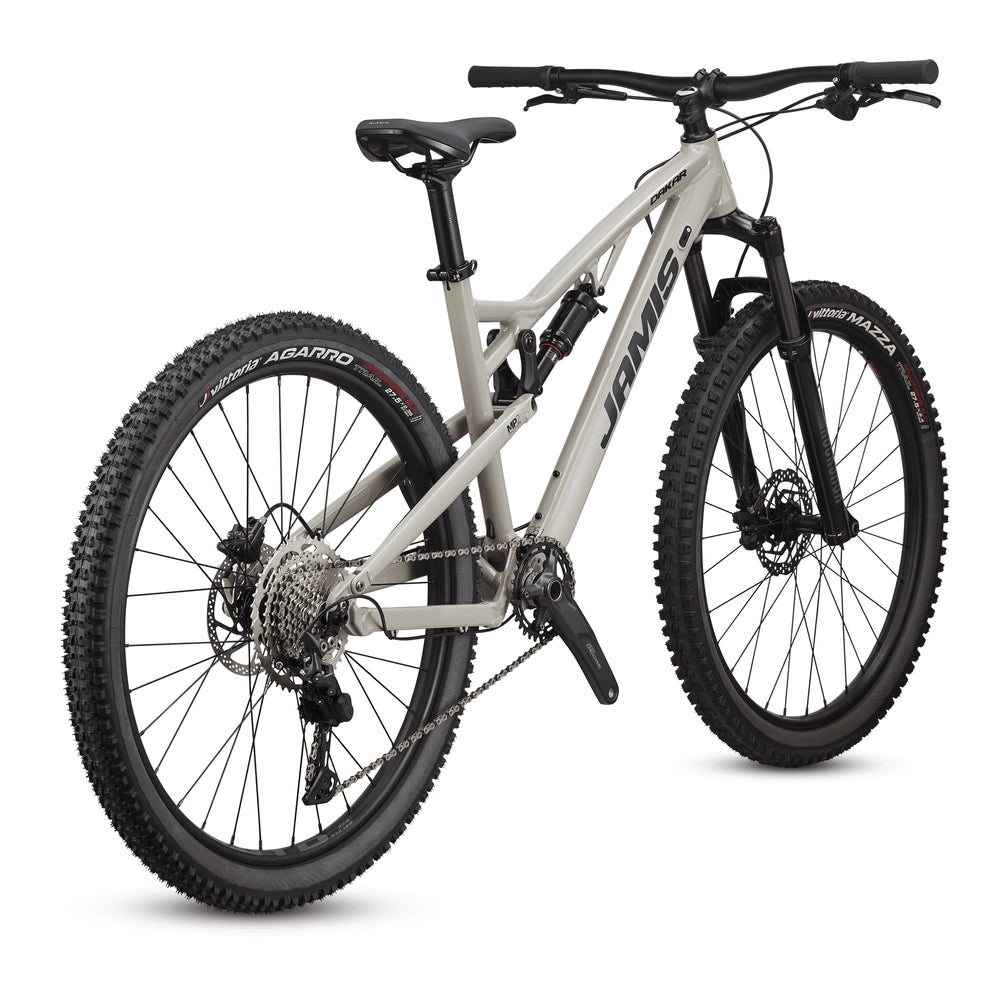 Jamis Dakar Dual Suspension Mountain Bike Thunder Grey 2022 Angled