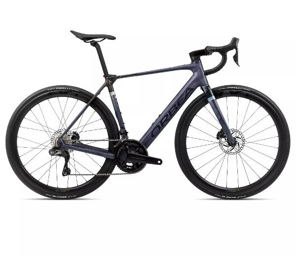 Orbea Gain M20i Electric Road Bike - Tanzanite Carbon View/Carbon Raw - Bikes.com.au