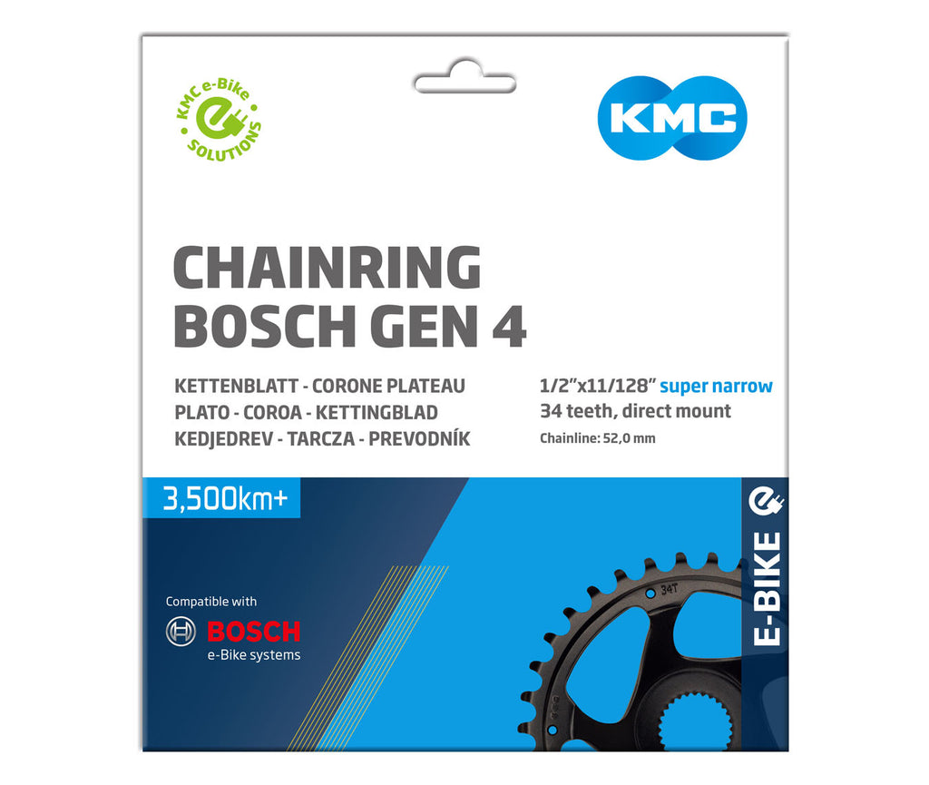 KMC Bosch Gen 4 Chainring - 11/128" x 38T - Direct Mount     