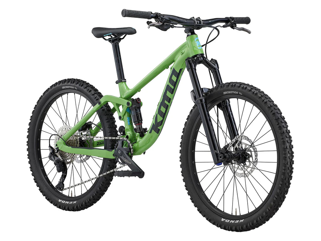 Kona Process 24 Green Kids Dual Suspension Mountain Bike - Green 