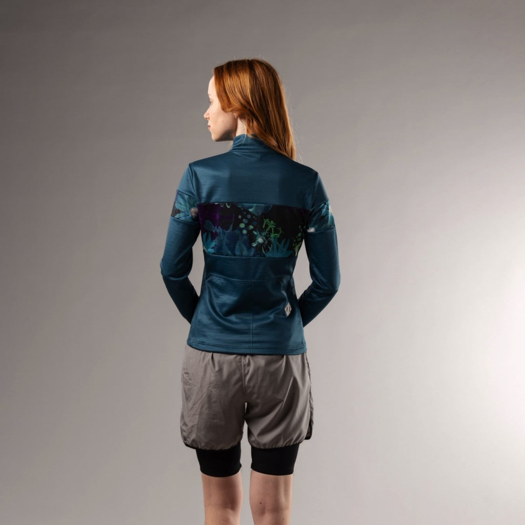 Bianchi Lifestyle Gravel Wool Thermo Jersey Women - Bikes.com.au