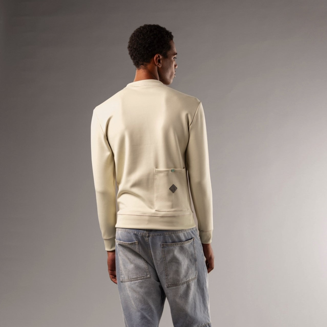 Bianchi Lifestyle Stripe Sweatshirt Unisex Ecrù –