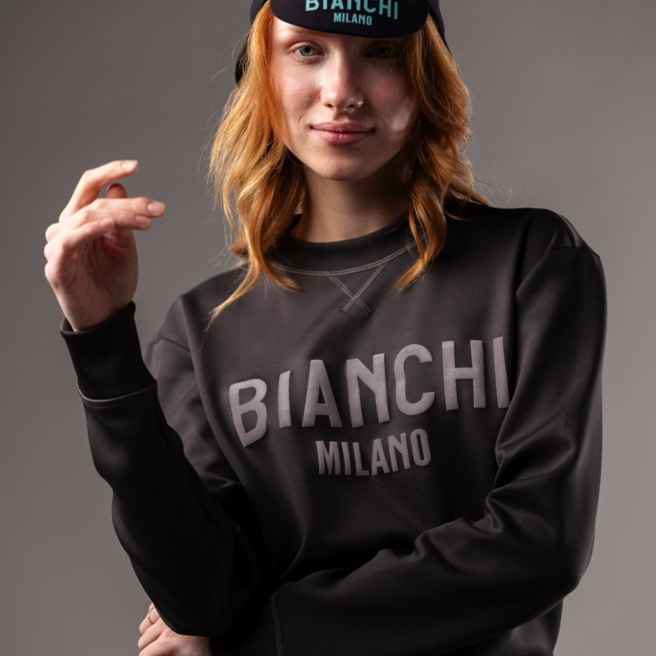 Bianchi Lifestyle Scuba Sweatshirt Unisex Grey –