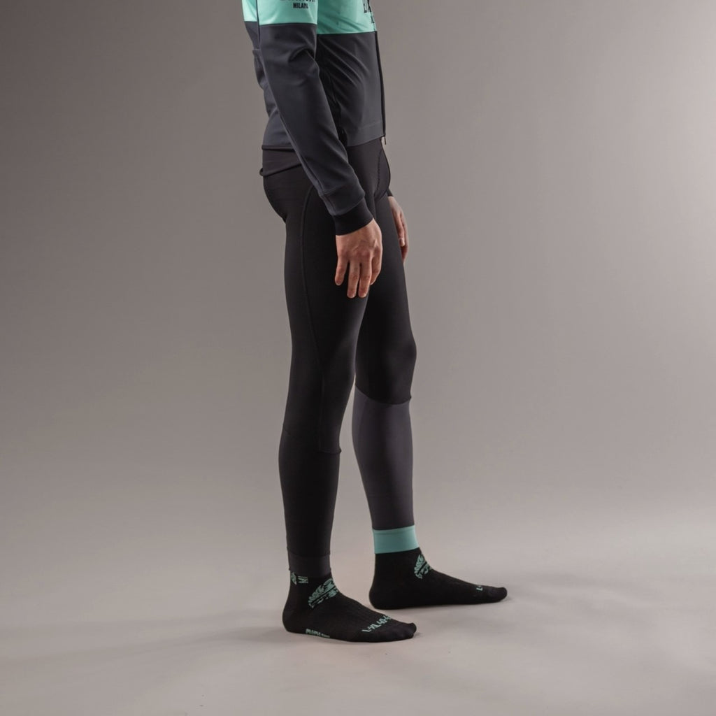 Bianchi Remastered Thermo Men's Bibtights - Black - Bikes.com.au