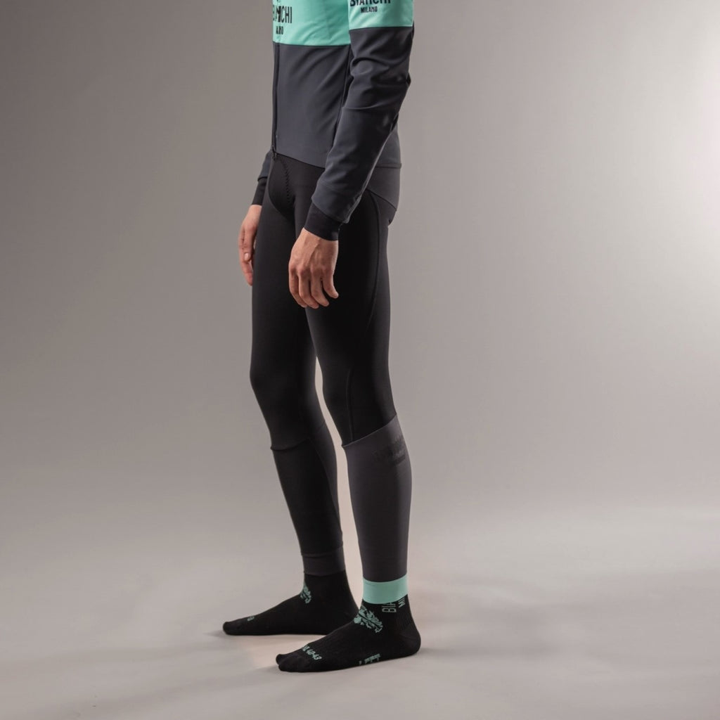 Bianchi Remastered Thermo Men's Bibtights - Black - Bikes.com.au