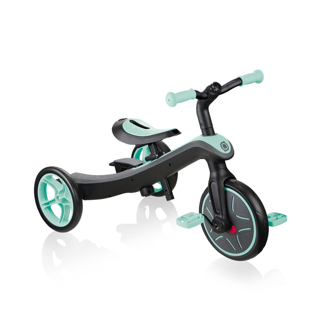 GLOBBER Explorer Kids Trike 4in1 - Mint - Bikes.com.au