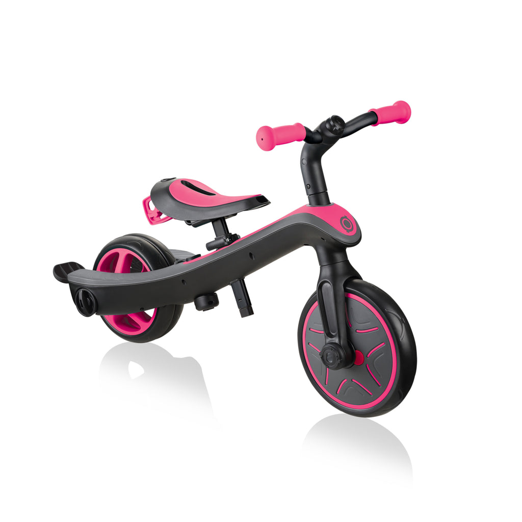 GLOBBER Explorer Kids Trike 4in1 - Pink - Bikes.com.au