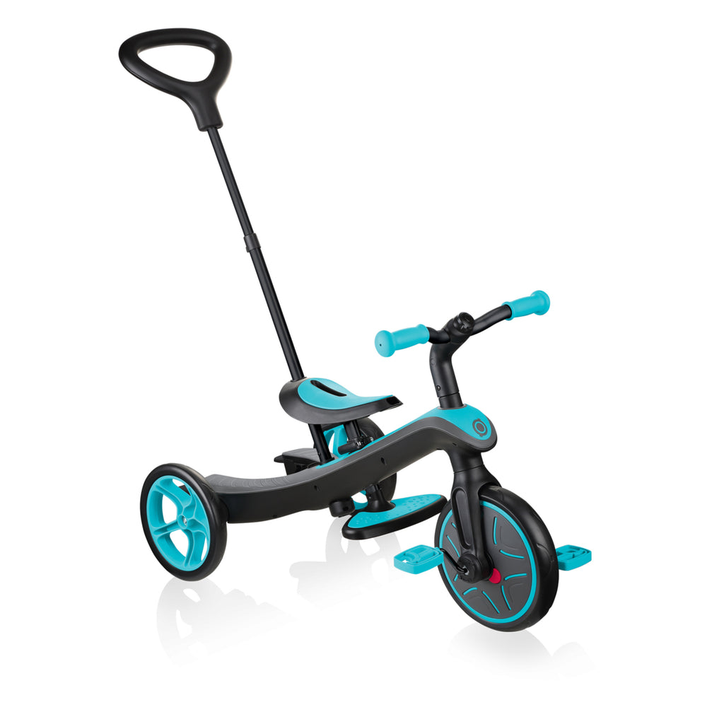 GLOBBER Explorer Kids Trike 4in1 - Teal - Bikes.com.au