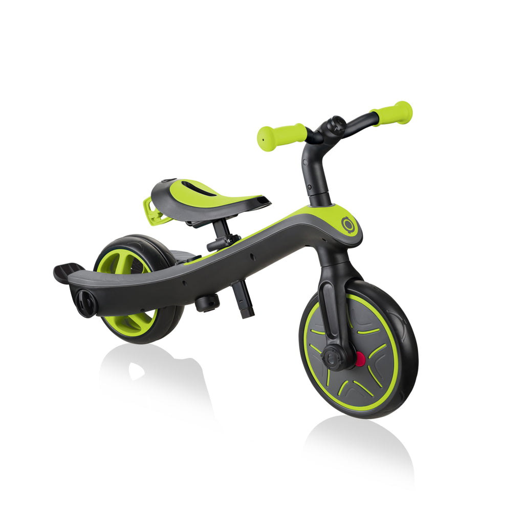 GLOBBER Explorer Kids Trike 4in1 - Lime Green - Bikes.com.au