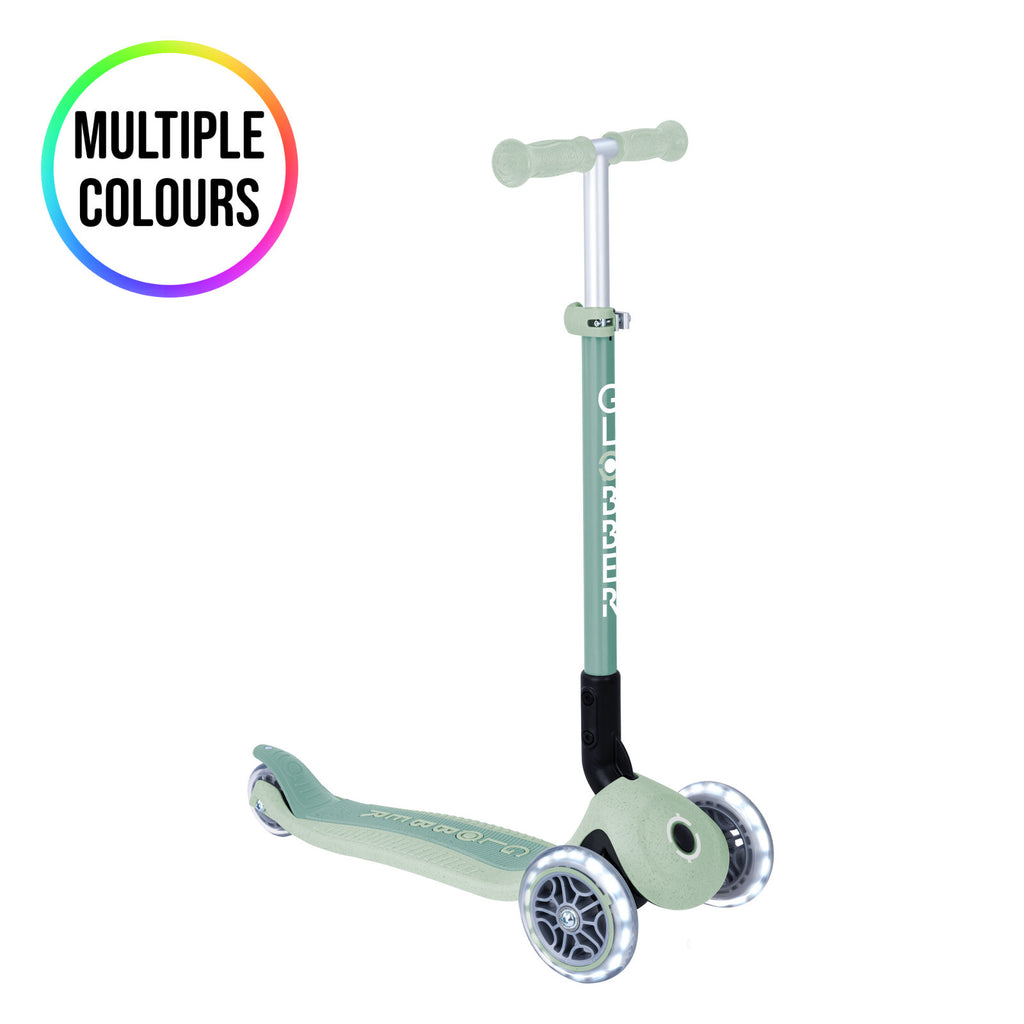 Primo Foldable Lights Ecologic 3 Wheel Scooter - Pistachio