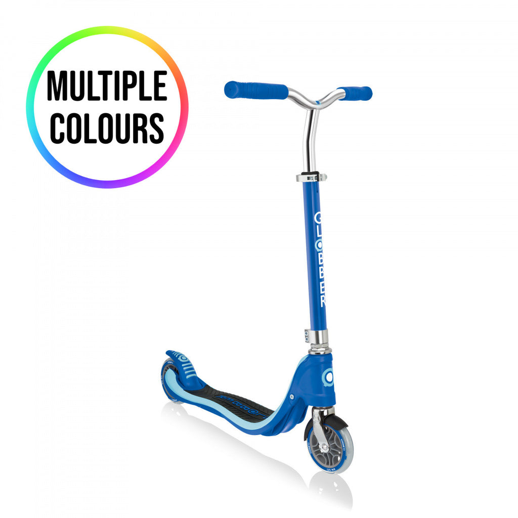 GLOBBER Flow 125 Kick Scooter - Navy Blue 