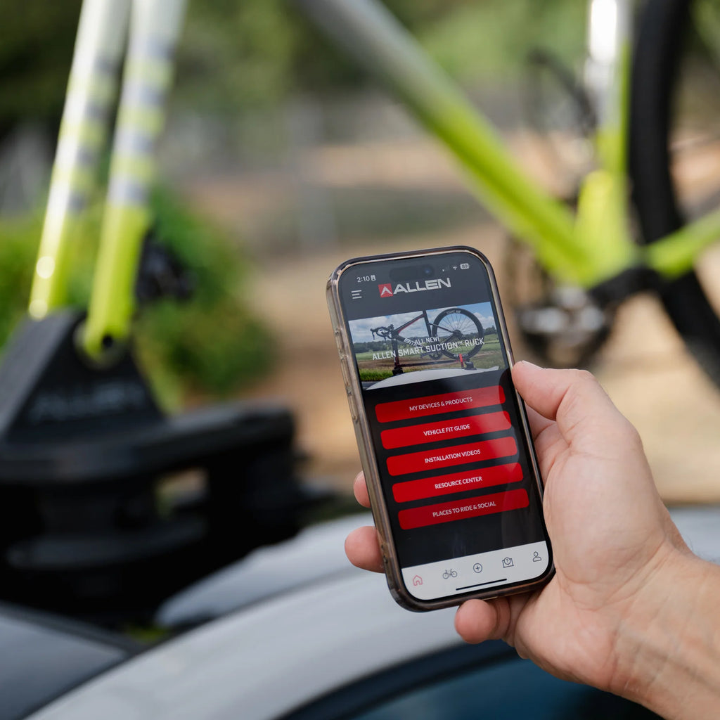 Allen SB-05 Smart Suction Go Compact 1-Bike Roof Rack – bikes.com.au