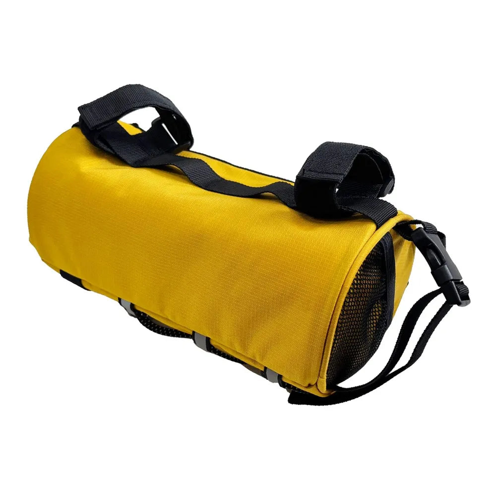 Azur Roll Handlebar Bag - Ochre rear