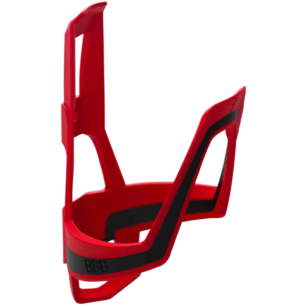 BBB DualCage Composite Bike Bottle Cage Red Black